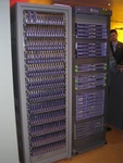 The Sun people promised they would let us have this server rack for the next setup of SSP.