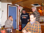 Ein Blick in die K�che. Mit im Bild: die lebenswichtigen Lakritzschnecken.