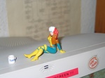Rogue (X-Men) is guarding my monitor